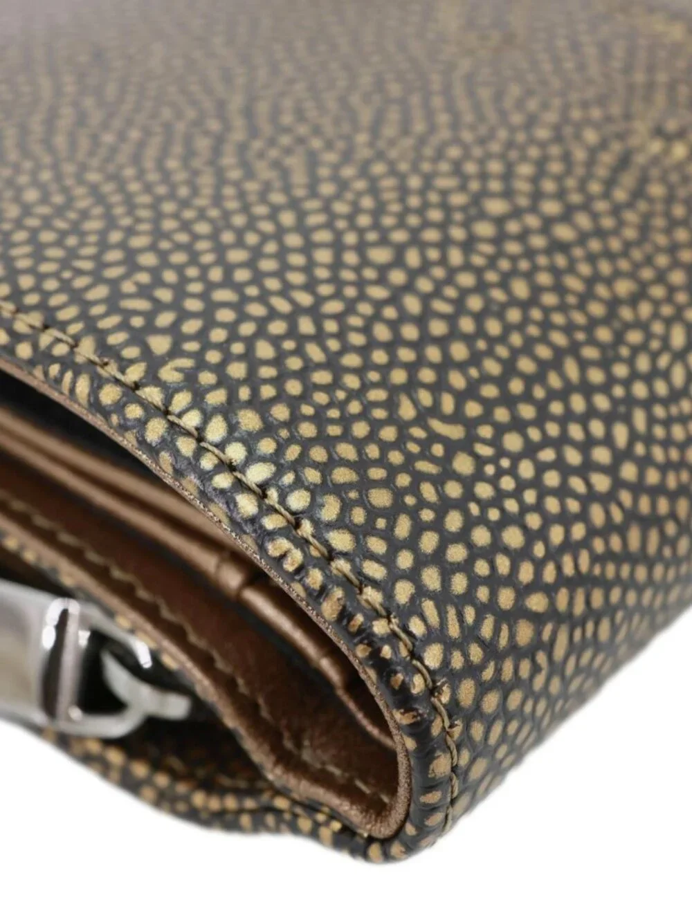 Chanel Timeless CC Caviar Leather Zipped Pocket Wallet Gold